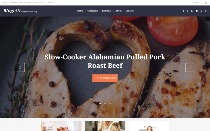 Blogetti – Restaurant Blog WordPress Theme
