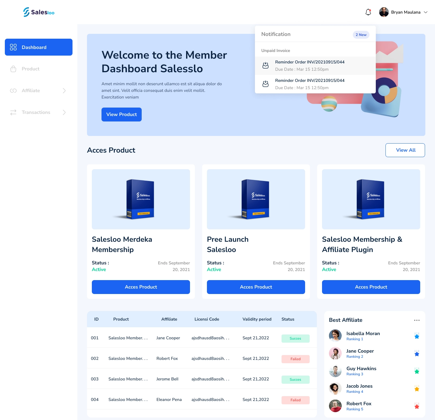 Salesloo