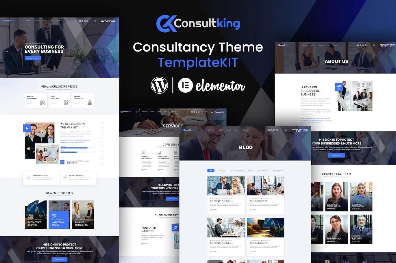 Consultking – Business Elementor Template