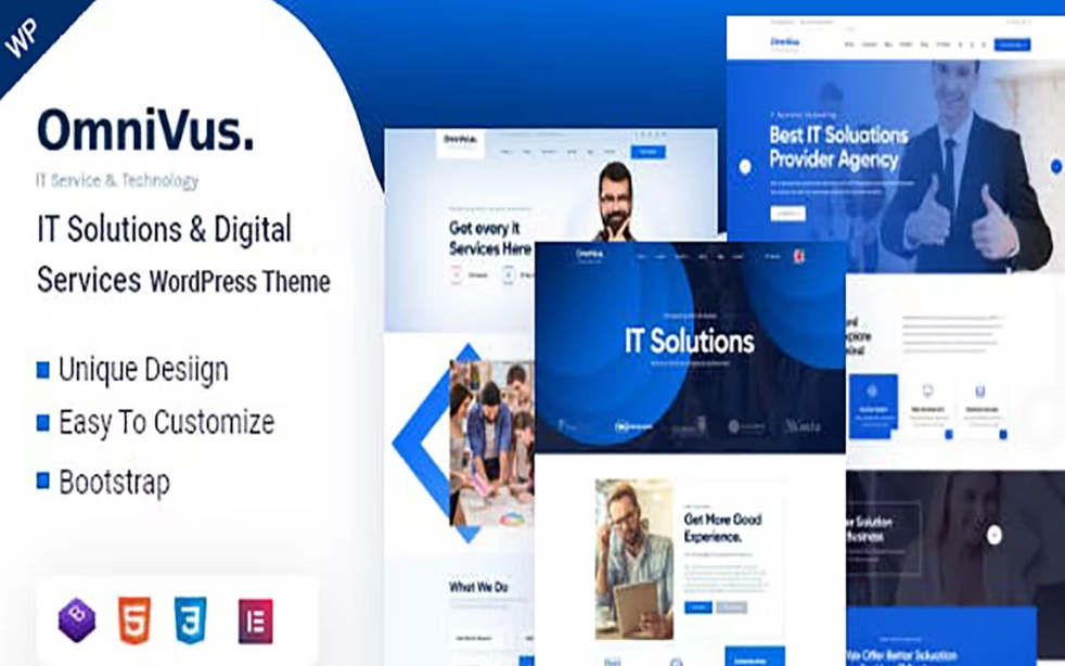 Omnivus – IT Solutions & Services WordPress Theme