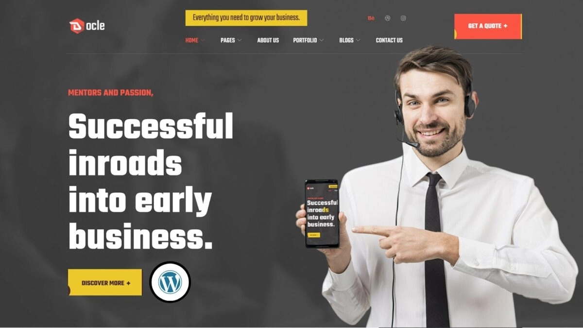 Docle – Digital Agency Services WordPress Theme