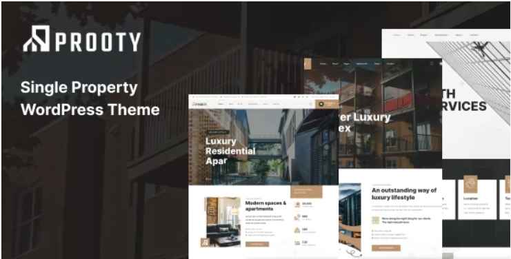 Prooty – Single Property WordPress Theme