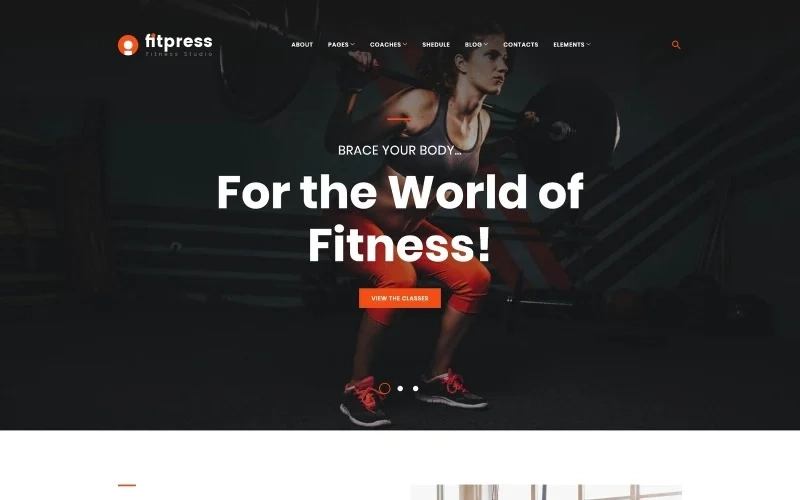 Fitpress – Fitness & Gym WordPress Theme