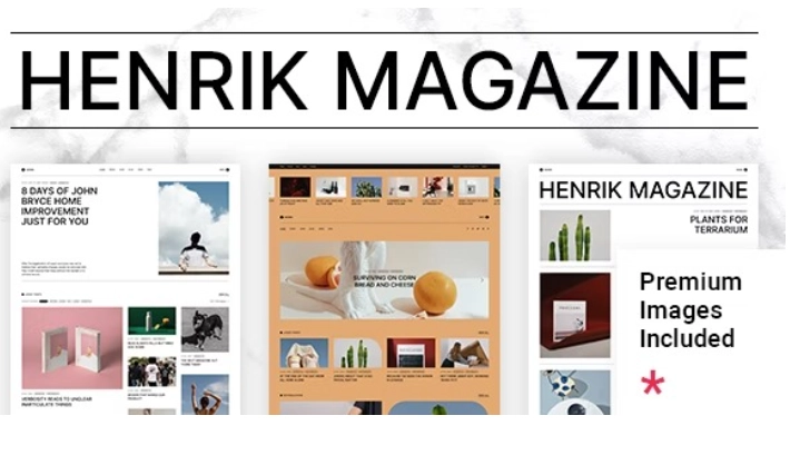 Henrik – Creative Magazine Theme