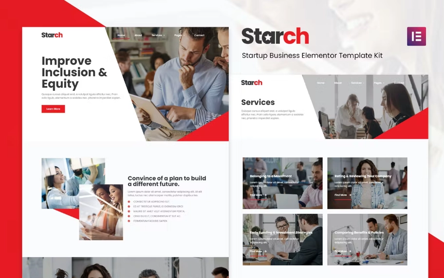 Starch – Business Elementor Template