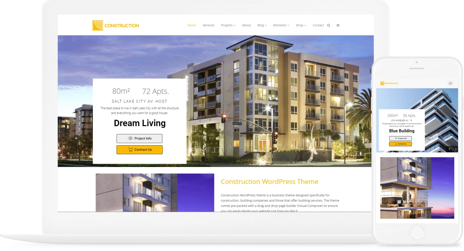 VisualModo – Construction WordPress Theme