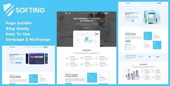 Softing – WordPress Software Landing Page Theme