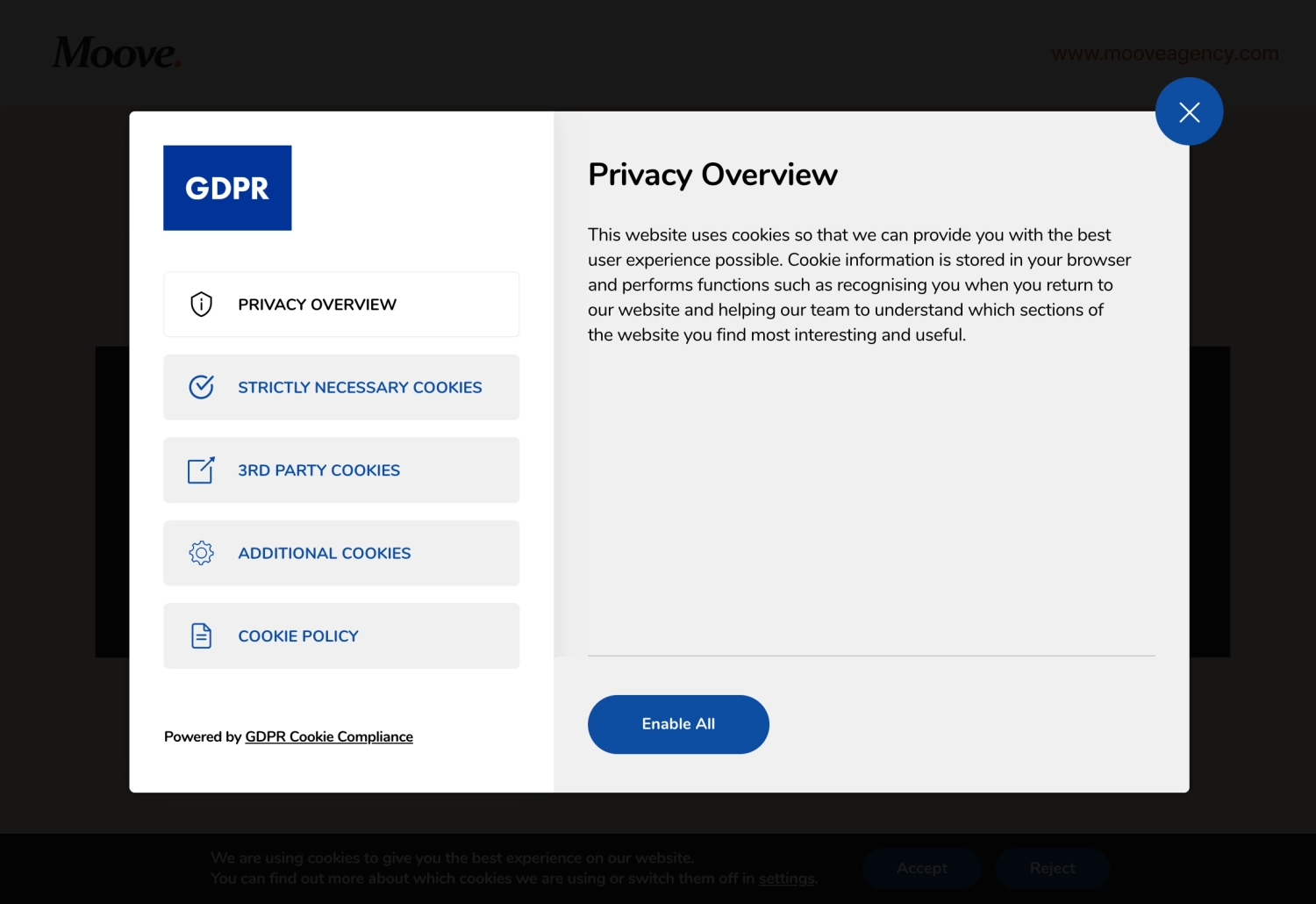 GDPR Cookie Compliance