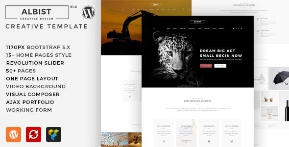 ALBIST – Creative Multipurpose WordPress Theme