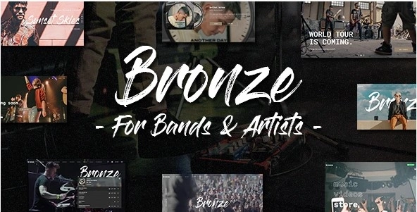 Bronze – A Professional Music WordPress Theme