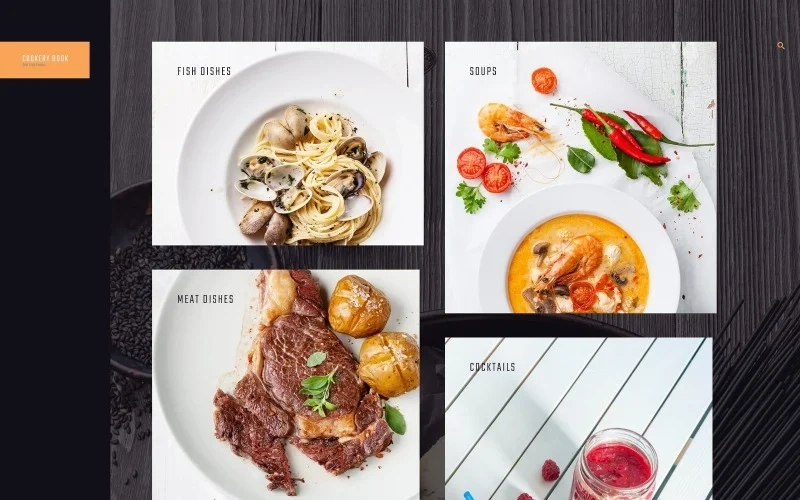 Cookery book – receipts and cooking WordPress Theme