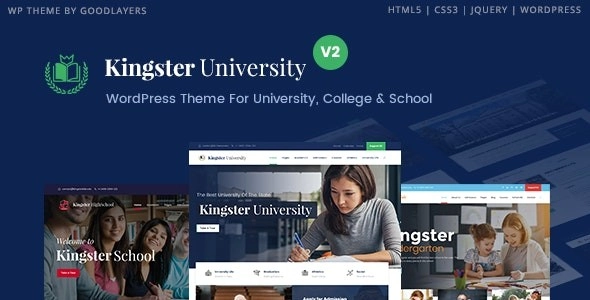Kingster – Education WordPress For University, College and School