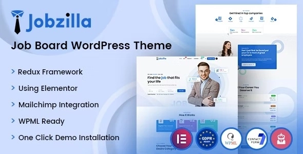 JobZilla – Job Board WordPress Theme