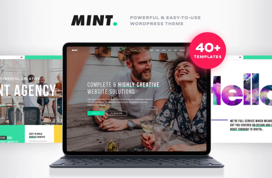 Mint – Creative Multi-Purpose WordPress Theme