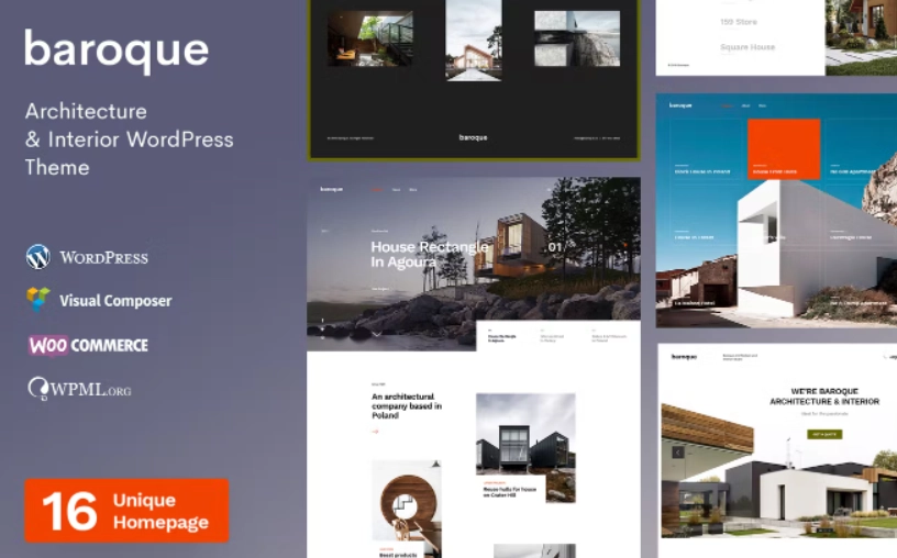 Baroque – Architecture & Interior WordPress Theme