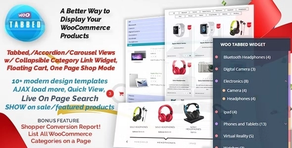 Woo Tabbed Category Product Listing - Pro