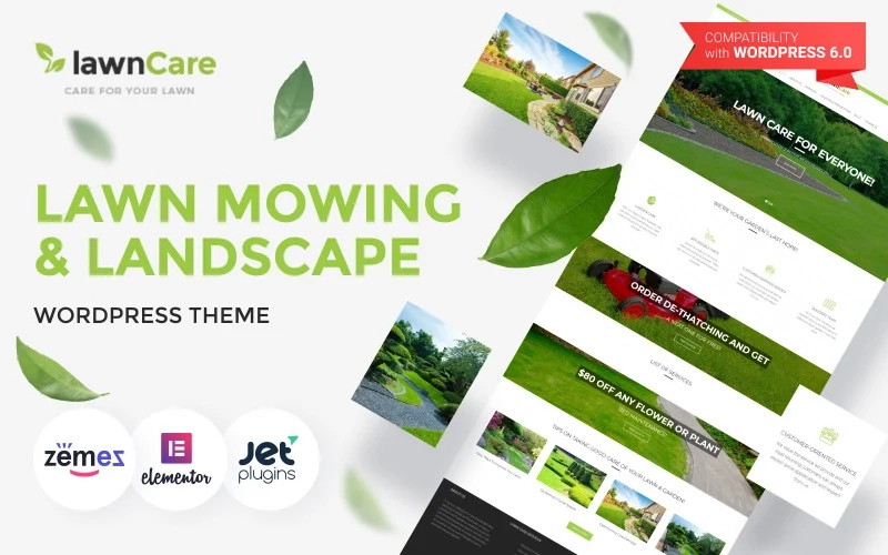 Lawn Care – Lawn Mowing & Landscape WordPress Theme