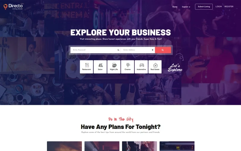 Directo – Directory Listing WordPress Theme