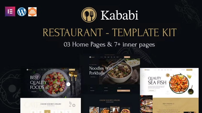 Kababi – Restaurant Elementor Template