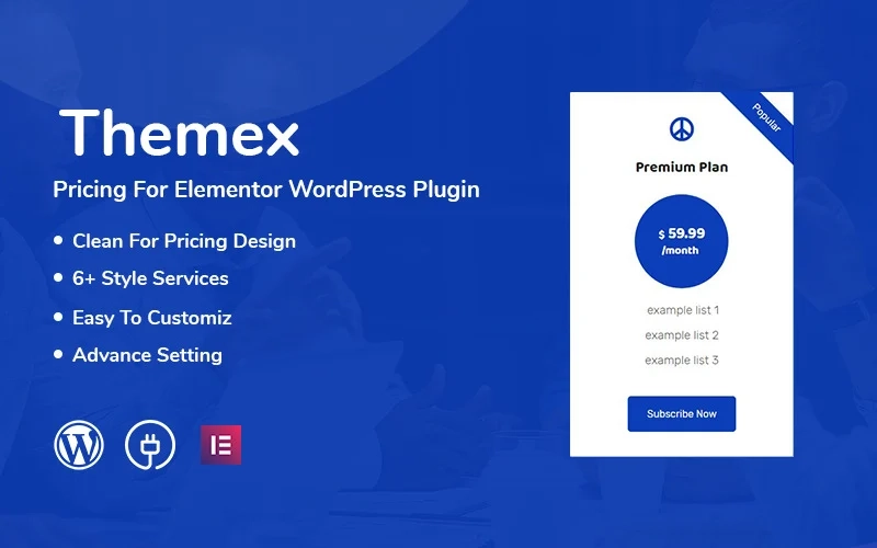 Themex Pricing For Elementor