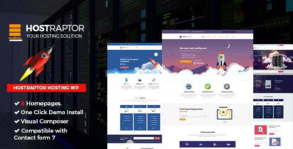 Hostraptor – Hosting WordPress Theme