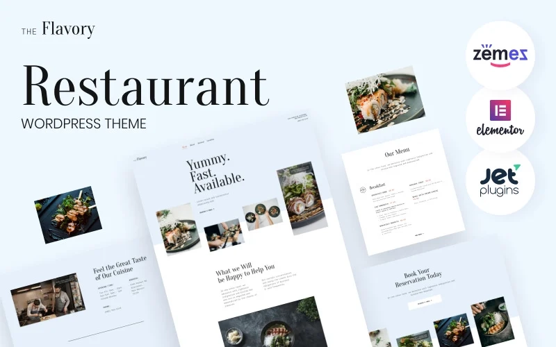 Flavory – Restaurant and Cafe WordPress Theme