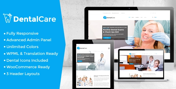 Dental Care – Dentist & Medical WordPress Theme