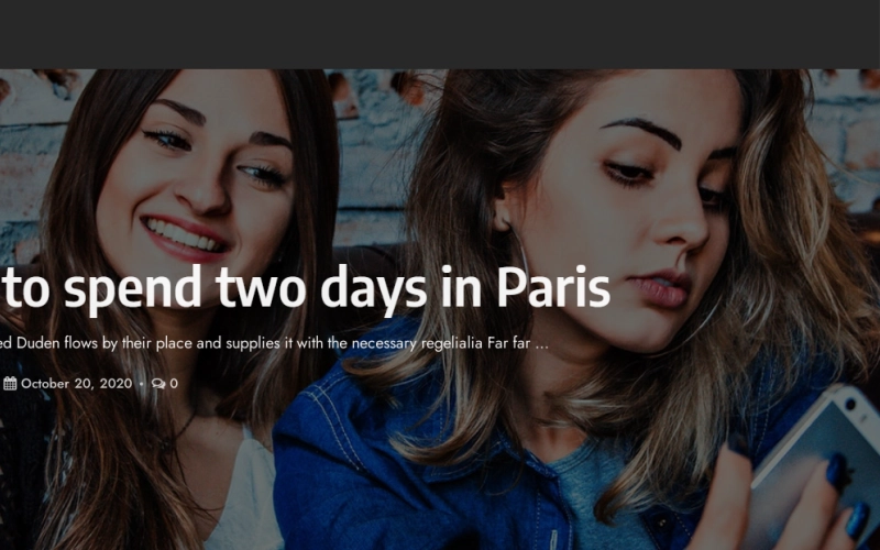Bemag – Personal Blog WordPress Theme