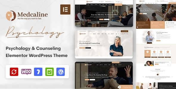 Medcaline – Psychology & Counseling WordPress Theme