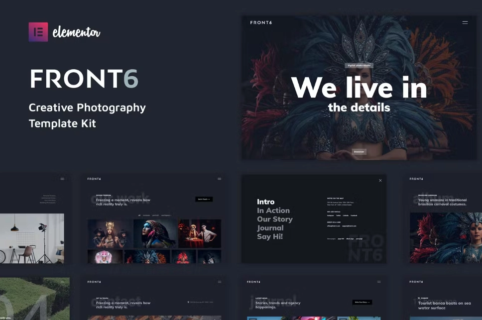 FrontSix – Creative Photography Template