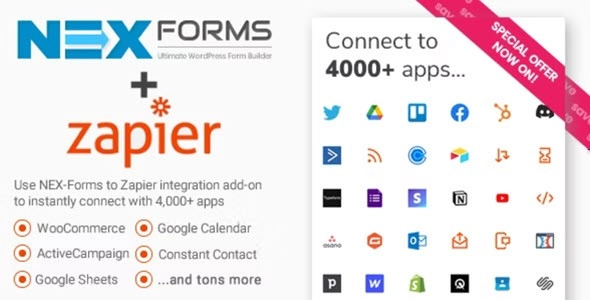 NEX-Forms ADD ON - Zapier Integration
