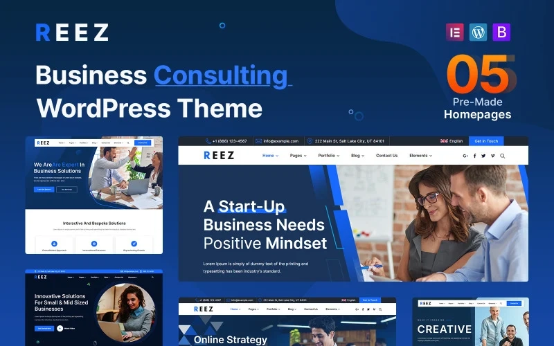 Reez – Business Consulting WordPress Theme