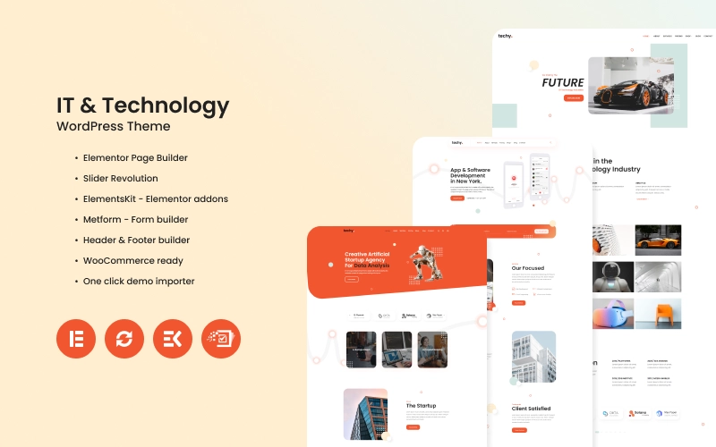 Techy – Multipurpose IT & Technology WordPress Theme