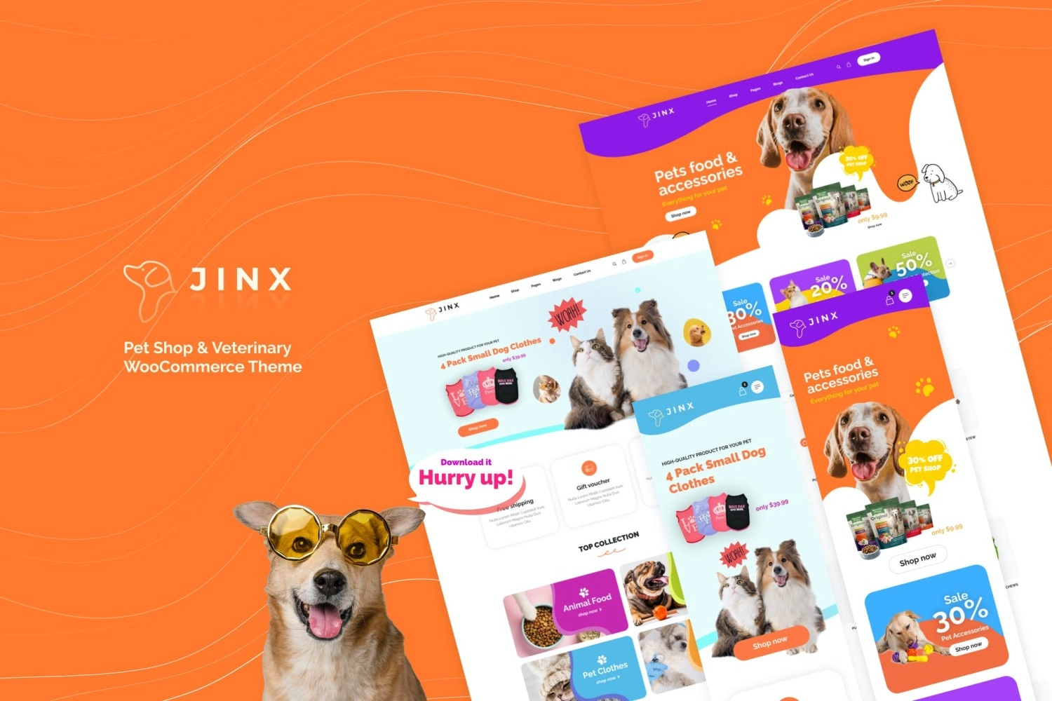 Jinx – Pet Shop & Veterinary WooCommerce Theme