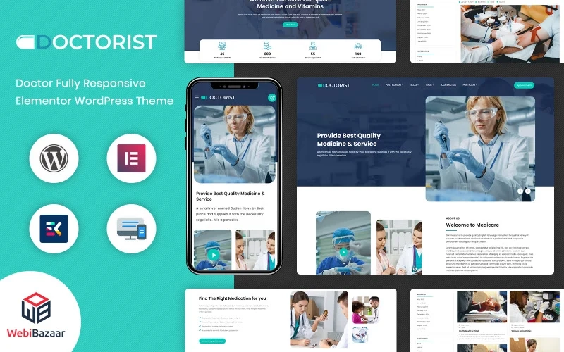 Doctorist – Multipurpose Doctor Medical WordPress Theme