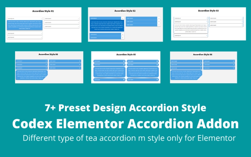 Codex Elementor accordion