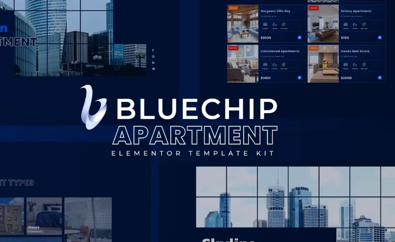 Bluechip – Apartment & Property Elementor Template