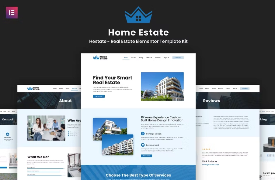 H-Estate – Real Estate Elementor Template
