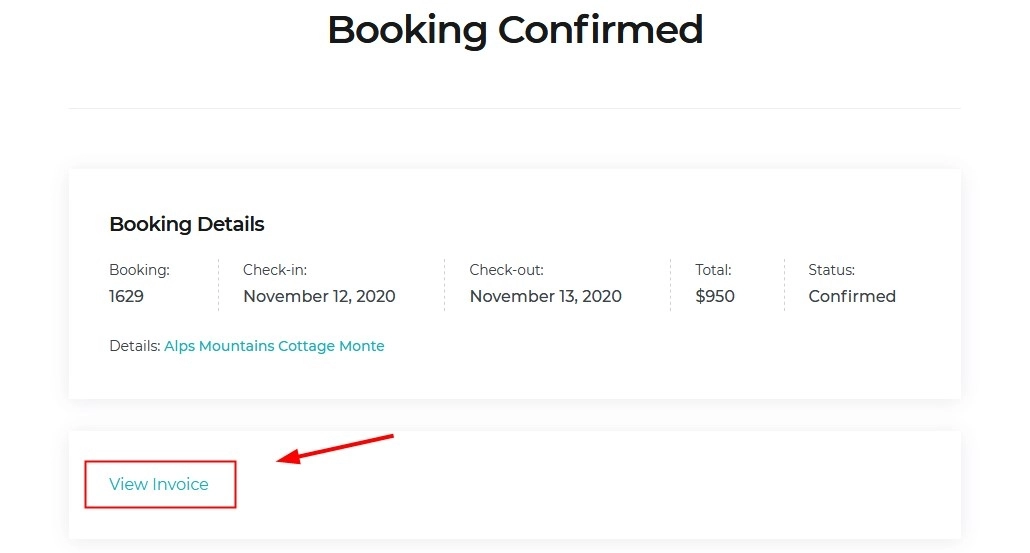Hotel Booking PDF Invoices