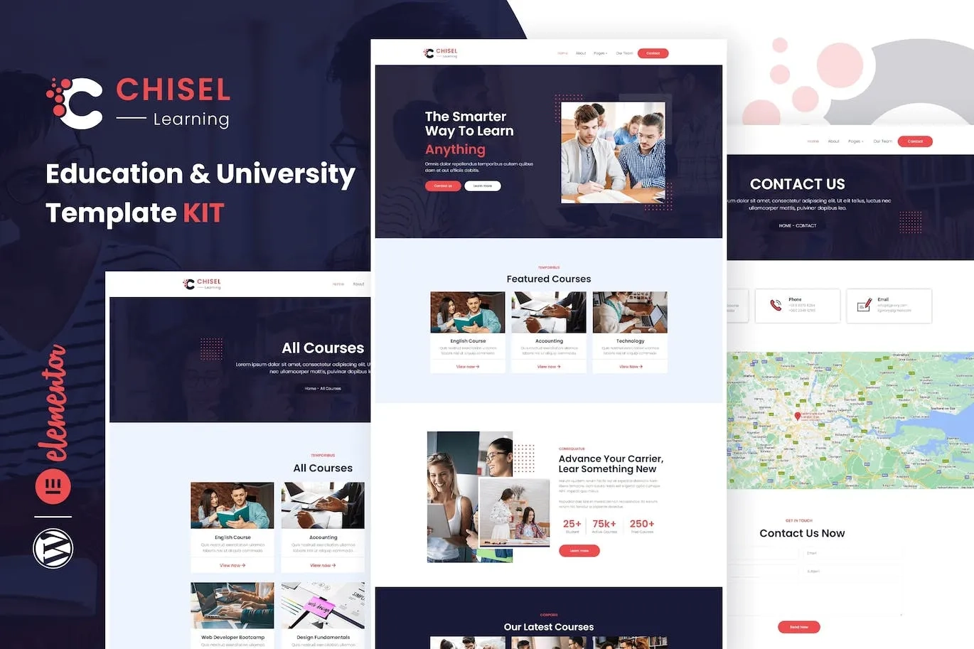 Chisel – Education & University Elementor Template