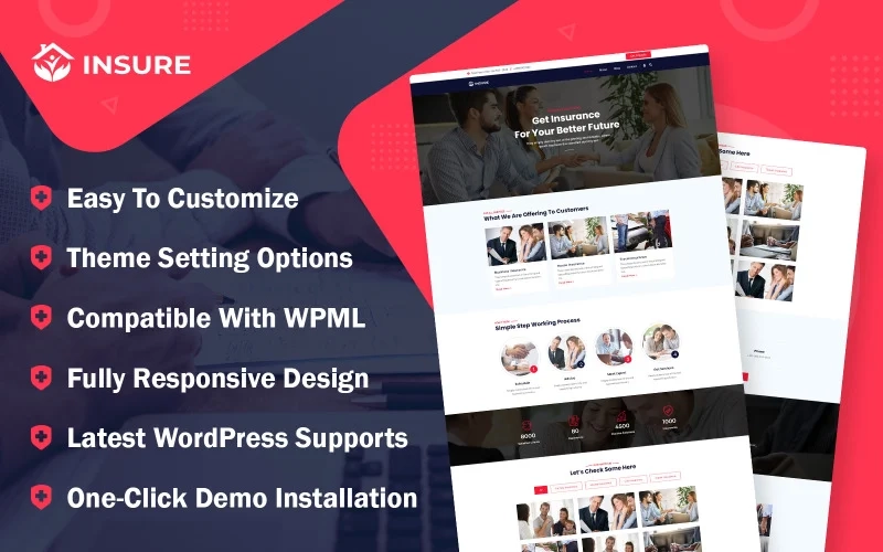 Insure – Insurance Agency Business WordPress Theme