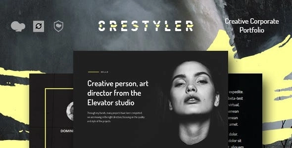 Crestyler – Creative Portfolio WordPress Theme