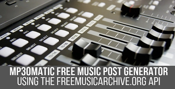 Mp3omatic Free Music Automatic Post Generator
