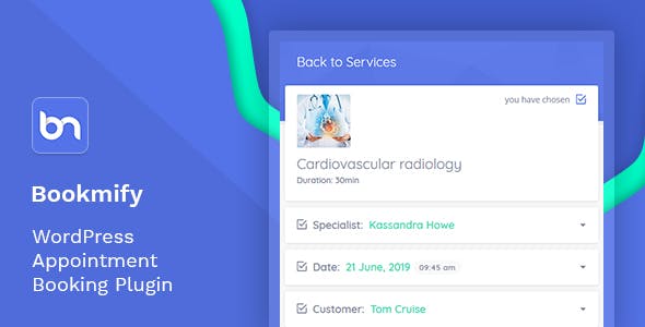 Bookmify1.4.5–AppointmentBookingPlugin