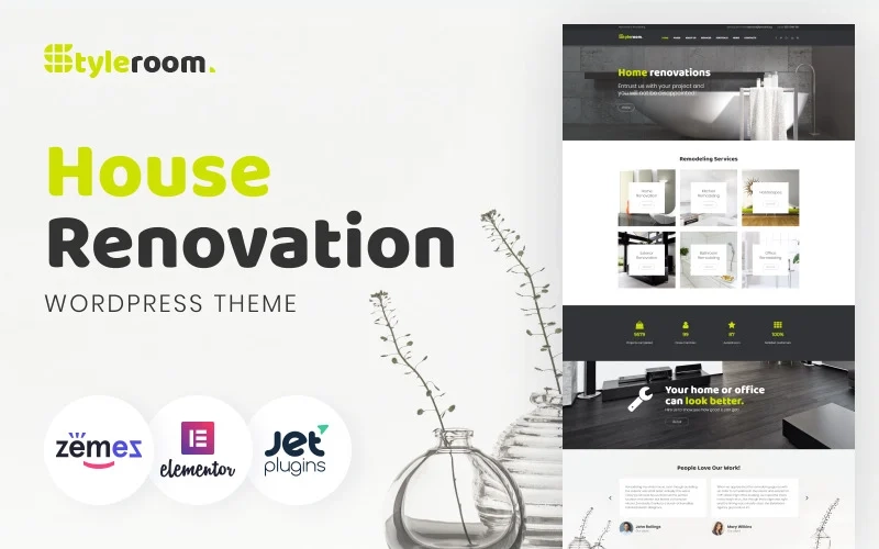 StyleRoom – House Renovation Responsive WordPress Theme