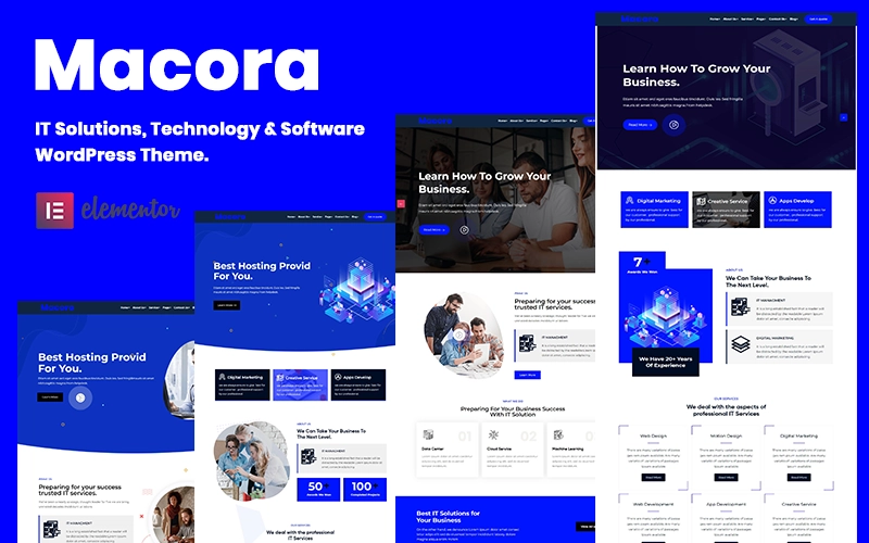 Macoro – Digital Agency & Multipurpose WordPress Theme
