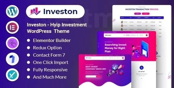 Investon – Investment, Business, Finance ,Consulting Agency WordPress Theme