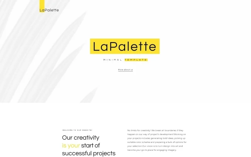 La Palette – Creative Minimal WordPress Elementor Theme WordPress Theme