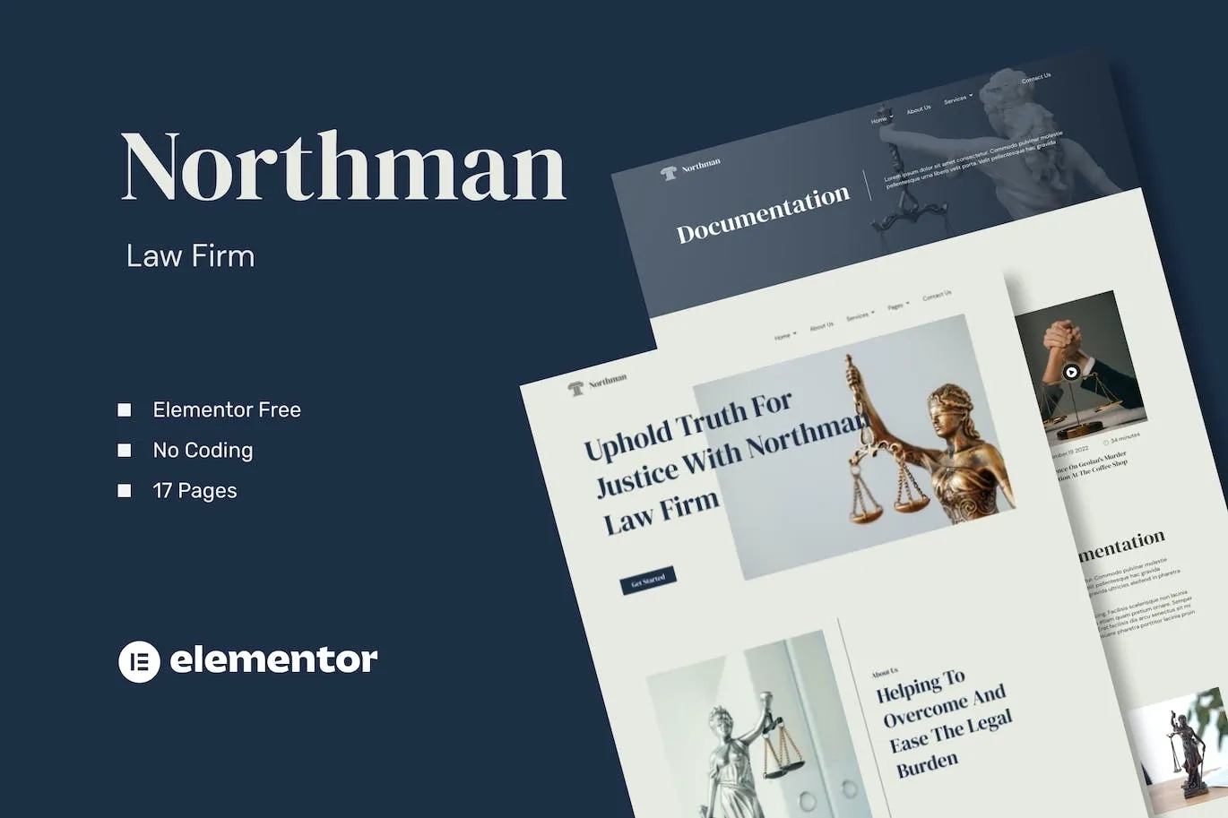 Northman – Law Firm Elementor Template