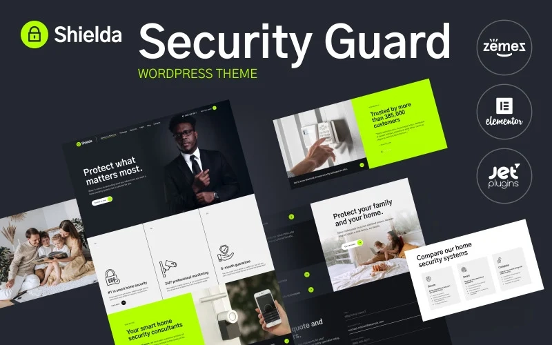 Shielda – Security Guard WordPress theme WordPress Theme